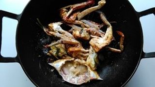梭子蟹烧年糕的做法步骤:6