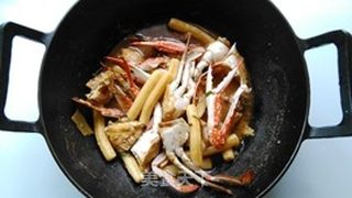 梭子蟹烧年糕的做法步骤:8