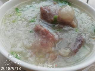 咸骨粥的做法步骤:3