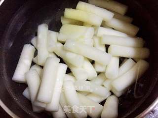 快手炒年糕的做法步骤:2