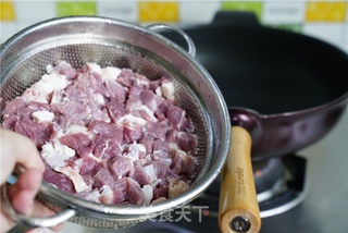 香菇豆角牛肉酱的做法步骤:2