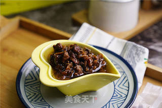 香菇豆角牛肉酱的做法步骤:7