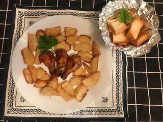土豆烤鸡翅腿的做法步骤:9