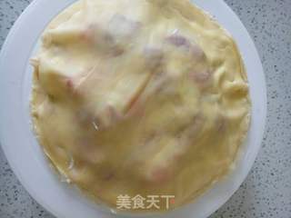 自制千层《火龙果，芒果》的做法步骤：9