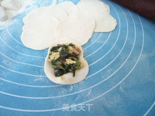 猪肉鸡蛋菠菜馅水饺的做法步骤:7