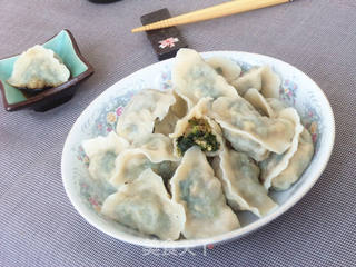 猪肉鸡蛋菠菜馅水饺的做法步骤:10