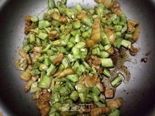 豆角焖饭的做法步骤:3