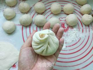 鲜蘑猪肉包的做法步骤:11
