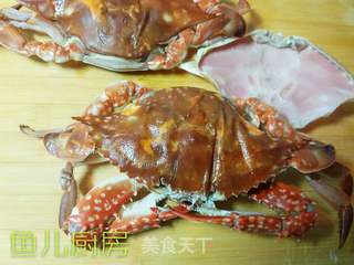 双豆梭子蟹(七星伴月)──“鱼儿厨房”私房菜的做法步骤:6