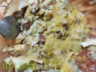 双豆梭子蟹(七星伴月)──“鱼儿厨房”私房菜的做法步骤:7