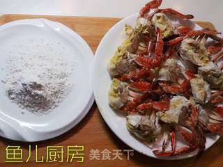 双豆梭子蟹(七星伴月)──“鱼儿厨房”私房菜的做法步骤:9