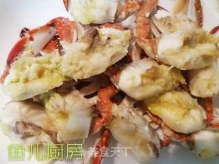 双豆梭子蟹(七星伴月)──“鱼儿厨房”私房菜的做法步骤:12