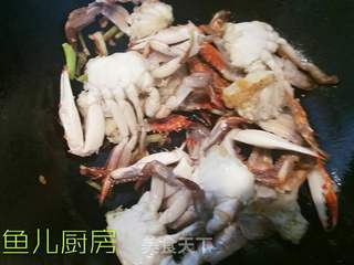 双豆梭子蟹(七星伴月)──“鱼儿厨房”私房菜的做法步骤:26