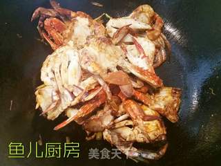 双豆梭子蟹(七星伴月)──“鱼儿厨房”私房菜的做法步骤:27
