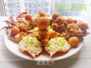 双豆梭子蟹(七星伴月)──“鱼儿厨房”私房菜的做法步骤:30