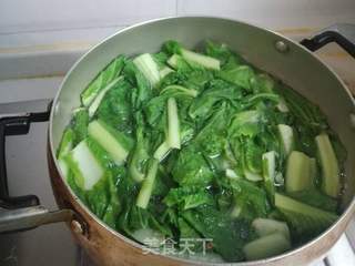 小白菜豆腐汤的做法步骤:2
