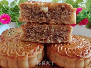 五仁叉烧月饼的做法步骤:12