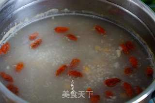 红薯枸杞黑小米粥的做法步骤:6