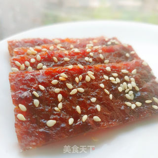 蜜汁猪肉脯的做法步骤:8