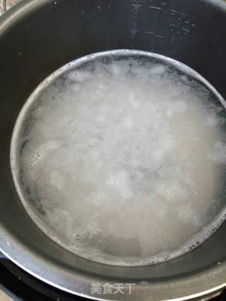 蛤蜊秋葵粥的做法步骤:7