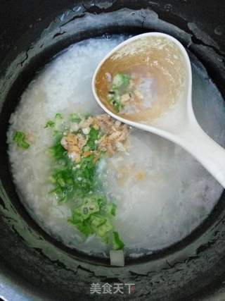 蛤蜊秋葵粥的做法步骤:9