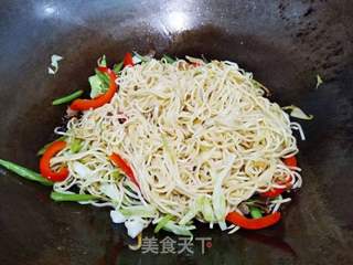 豆角焖面的做法步骤:17