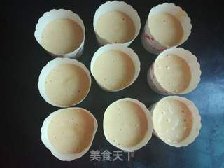 自制零食一一蒸蛋糕的做法步骤:5