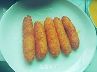 土豆手指饼的做法步骤:7