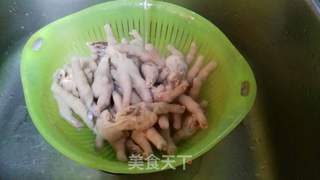 柠香陈醋凤爪的做法步骤:4