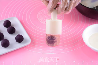 水晶紫薯月饼的做法步骤:12
