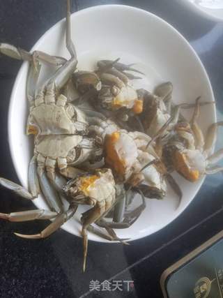 “海鲜”红烧螃蟹的做法步骤：1