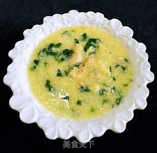 小米鸡肉菠菜粥的做法步骤:10
