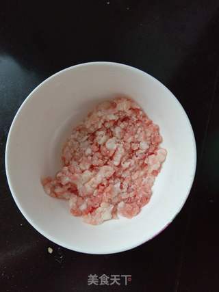 肉末蒸鸡蛋的做法步骤：1