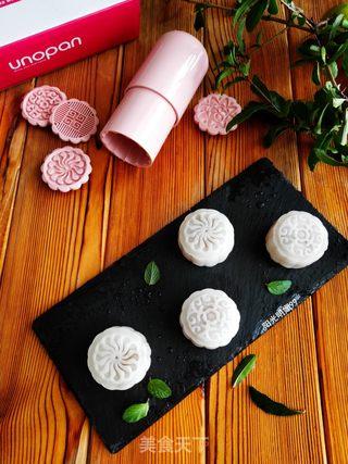 凤梨冰皮月饼的做法步骤:11