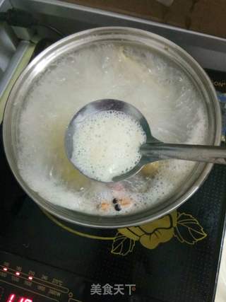 虾干鸡肉粥的做法步骤:4