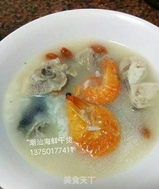 虾干鸡肉粥的做法步骤:6