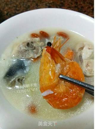 虾干鸡肉粥的做法步骤:7
