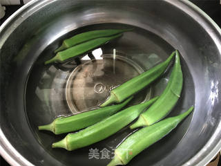 秋葵土豆泥的做法步骤:4