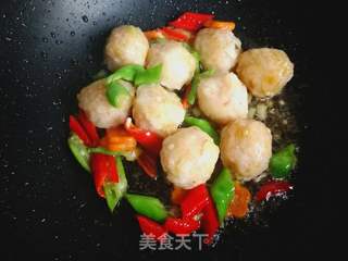 溜虾丸的做法步骤:8