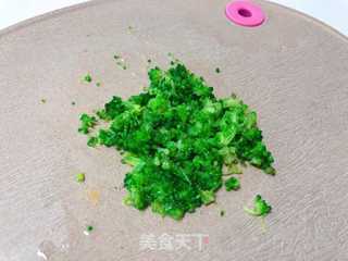 干贝杂蔬双色粥的做法步骤:6