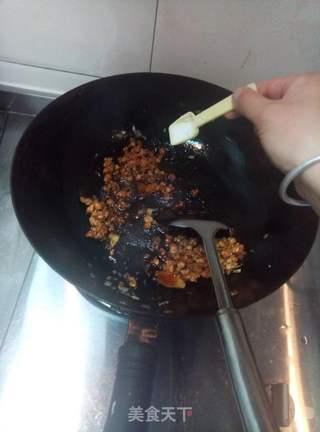 肉末版油泼面的做法步骤:9