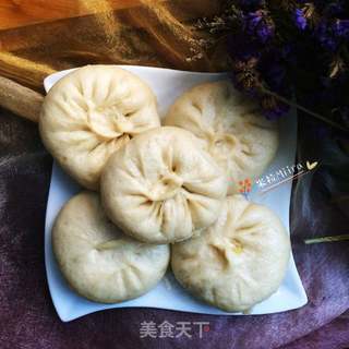 家常青椒南瓜包的做法步骤:15