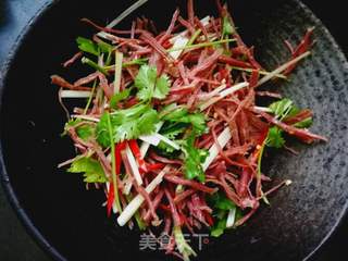 凉拌手撕牛肉的做法步骤:7