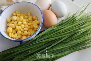 全麦韭菜鸡蛋饼的做法步骤:2