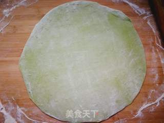 菠菜裤带面的做法步骤:7