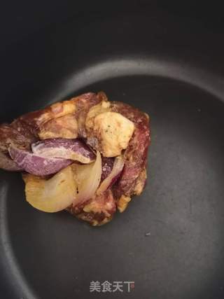 电压力锅~圆白菜炒牛肉条的做法步骤:4