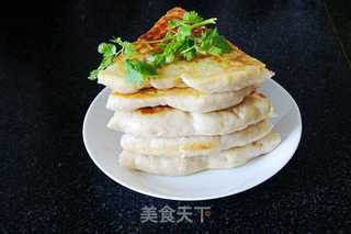 快手早餐发面饼的做法步骤:5