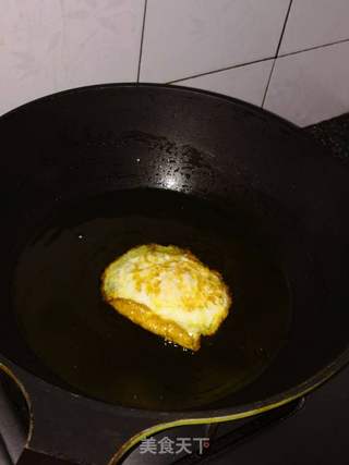 酸豇豆炒饭的做法步骤:4