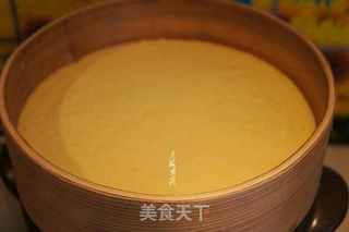 玉米面发糕的做法步骤:9