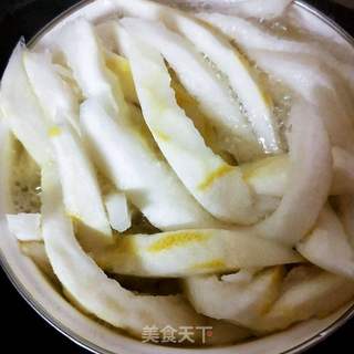 蒜辣柚皮的做法步骤:4